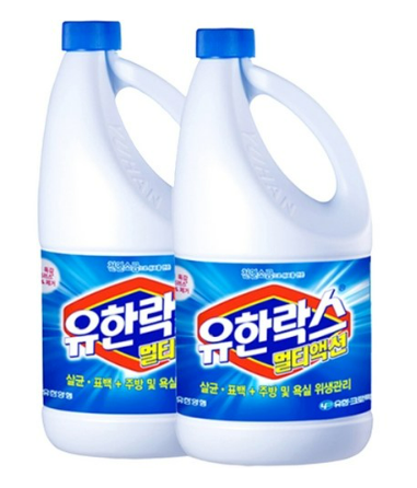 유한락스 멀티액션 레귤러 2개, 1.8L