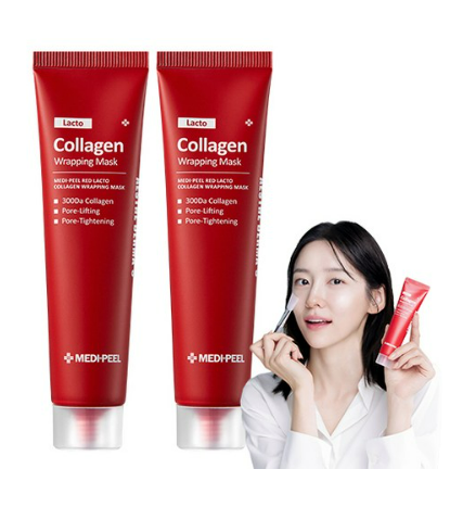 메디필 레드 락토 콜라겐 랩핑 마스크팩 70ml