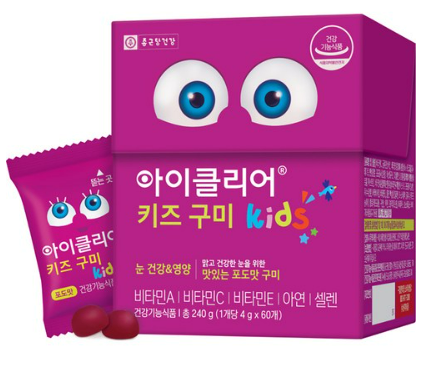 아이클리어 루테인 구미 60p 240g, 1개