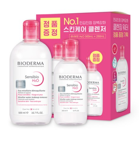 바이오더마 센시비오 H20 민감용 500ml + 250ml, 500ml, 1개